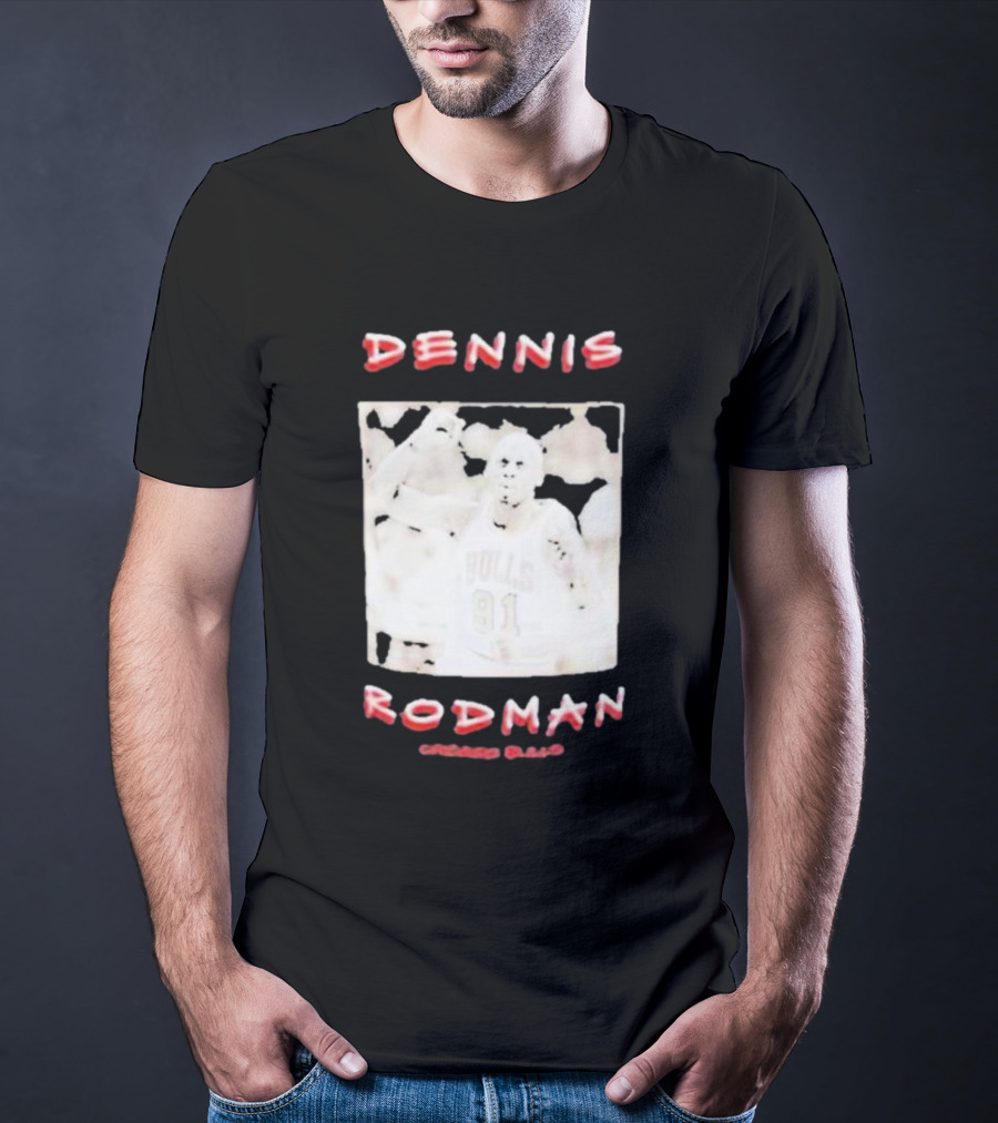 DENNIS RODMAN BULLS 91 CHICAGO BASKETBALL T-Shirt