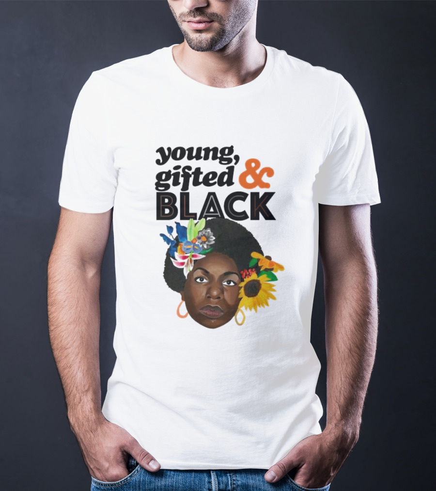 Young Gifted And Black Nina En Printemps T-Shirt