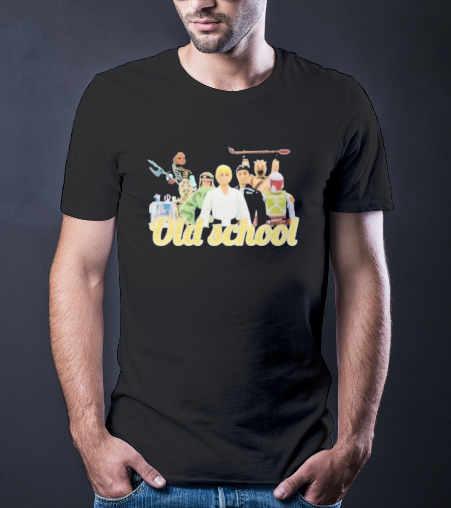 Old School Star Wars Action Figures Nostalgia T-Shirt