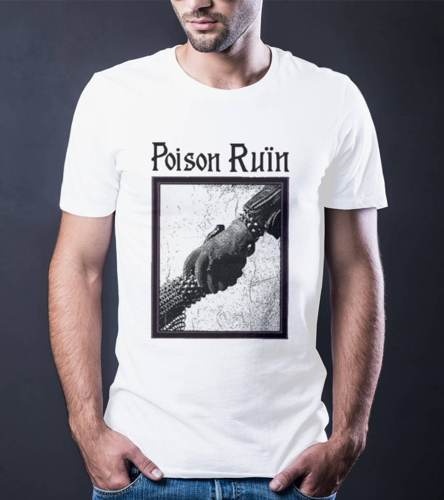 Poison Ruïn Medieval Chainmail Handshake Confrere T-Shirt