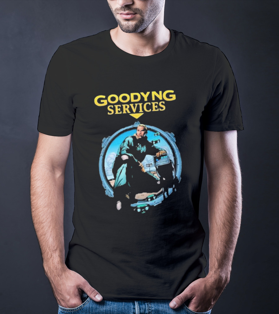 Goodyng Services Rippaverse Comics Character Scene T-Shirt