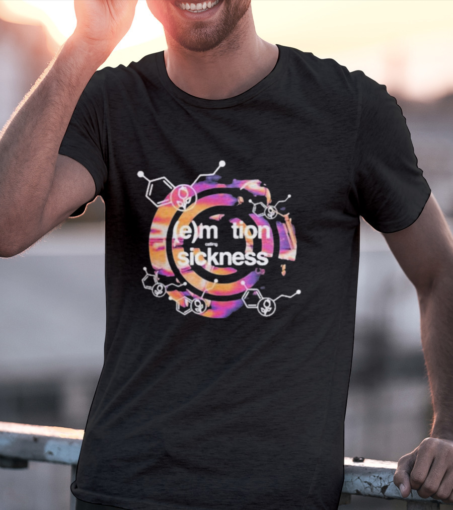 E Motion Sickness With Dine Alone Psychedelic Chemistry Vibes T-Shirt