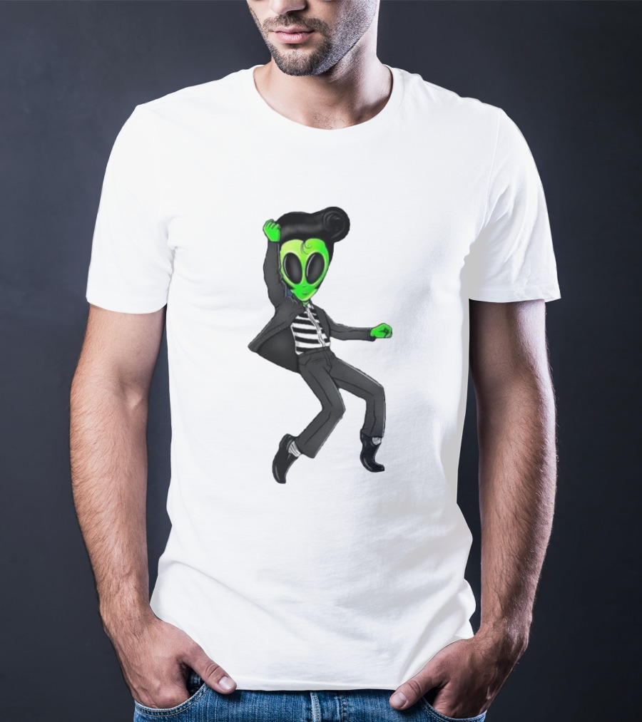 Jailhouse Rock Alien Elvis Presley Dance T-Shirt