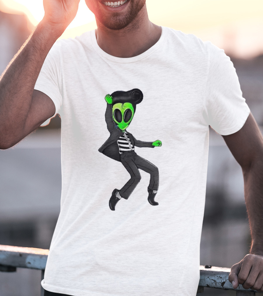 Jailhouse Rock Alien Elvis Presley Dance T-Shirt