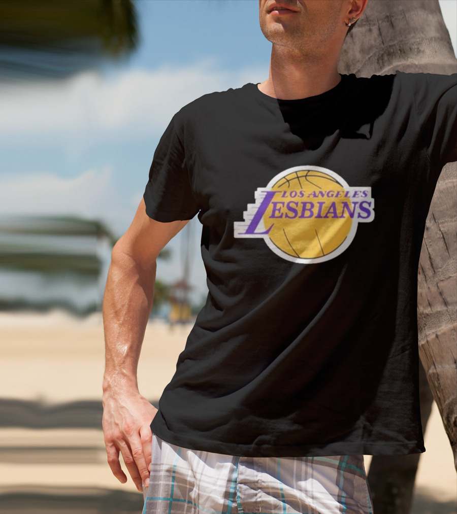 Lakeyia Brown Los Angeles Lesbians Basketball Logo Lakers T-Shirt