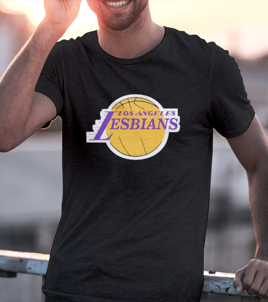 Lakeyia Brown Los Angeles Lesbians Basketball Logo Lakers T-Shirt