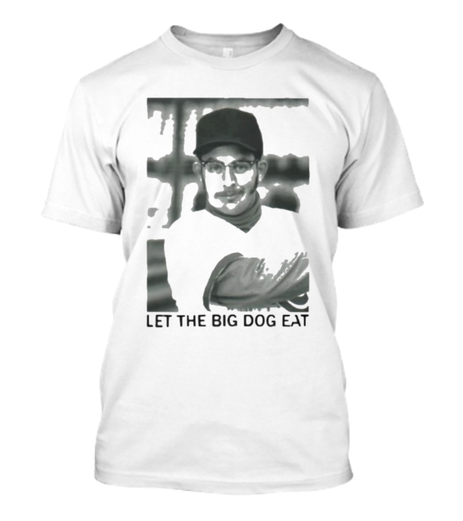 Let The Big Dog Eat - Baseball Pitcher In Action T-Shirt