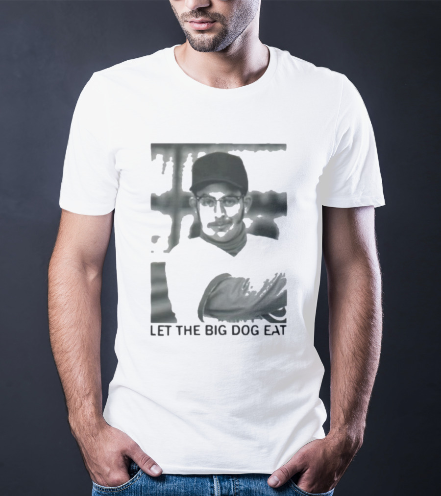 Let The Big Dog Eat - Baseball Pitcher In Action T-Shirt