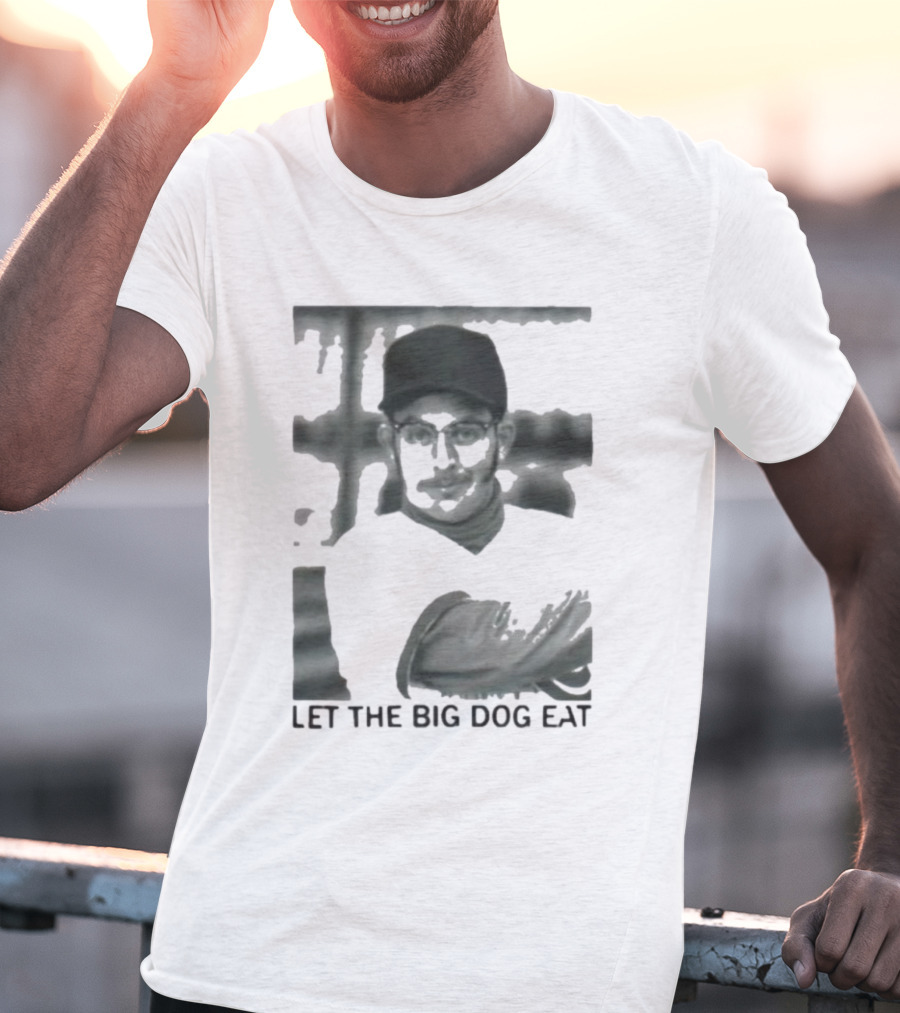 Let The Big Dog Eat - Baseball Pitcher In Action T-Shirt