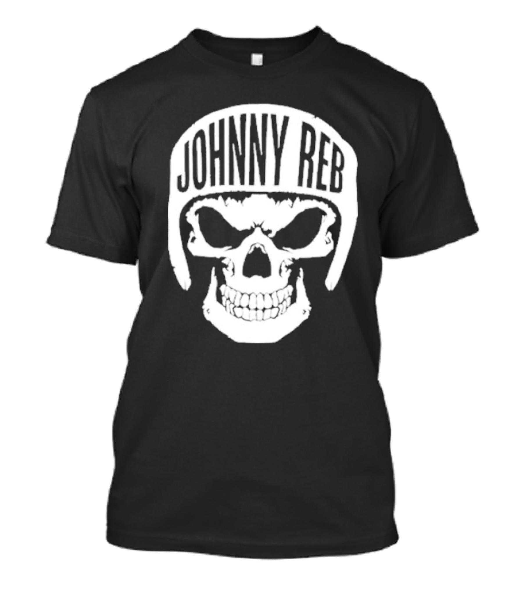 Johnny Reb Skull Helmet Classic T-Shirt