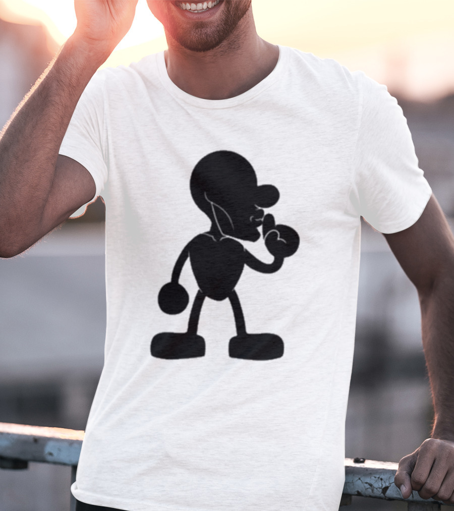 Yeet Team Mr Mew Iconic Silhouette And Dog Collaboration T-Shirt