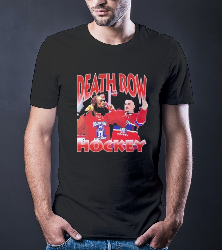 Arber Xhekaj Snoop Dogg Death Row Hockey Collaboration T-Shirt