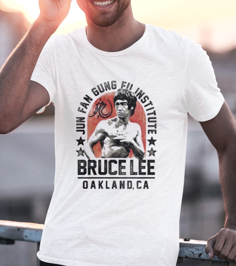 Bruce Lee Jun Fan Gung Fu Institute Oakland CA Martial Arts Legacy T-Shirt