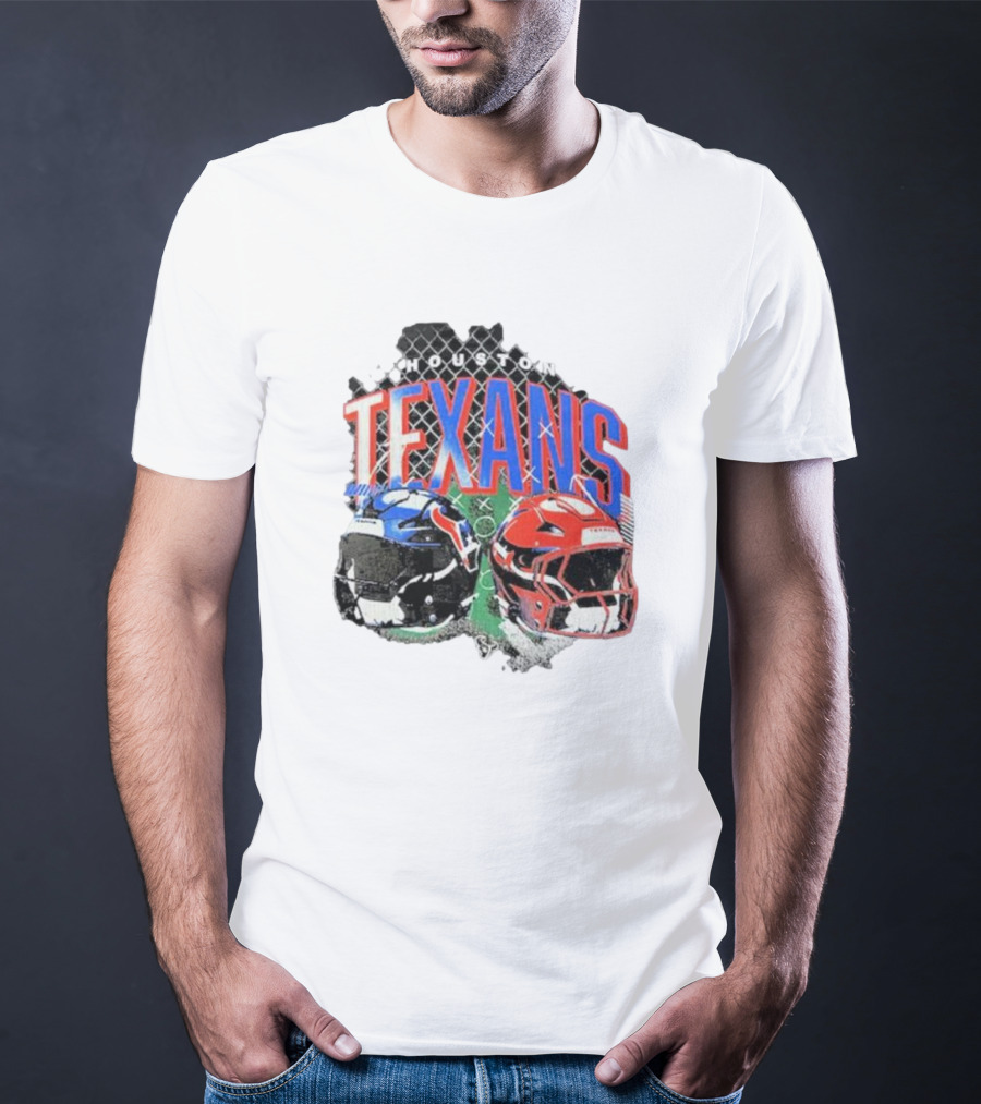 HOUSTON TEXANS HELMETS FOOTBALL GRIDIRON T-Shirt