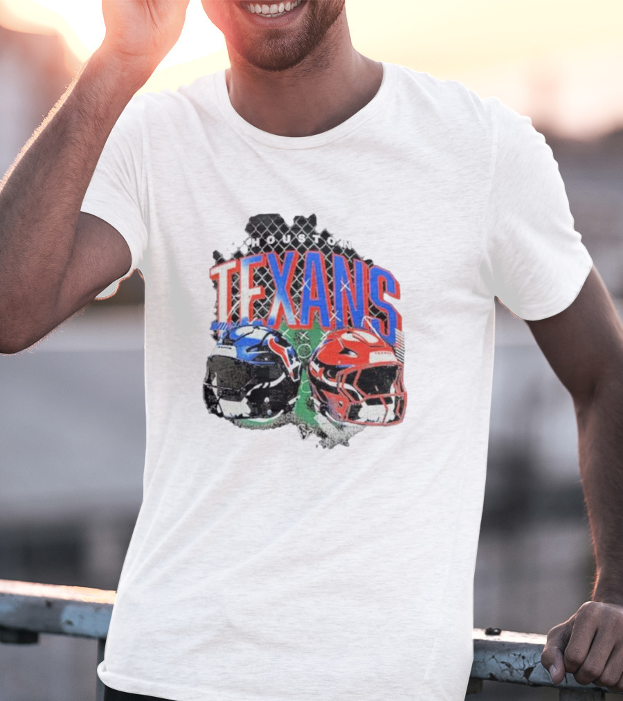 HOUSTON TEXANS HELMETS FOOTBALL GRIDIRON T-Shirt