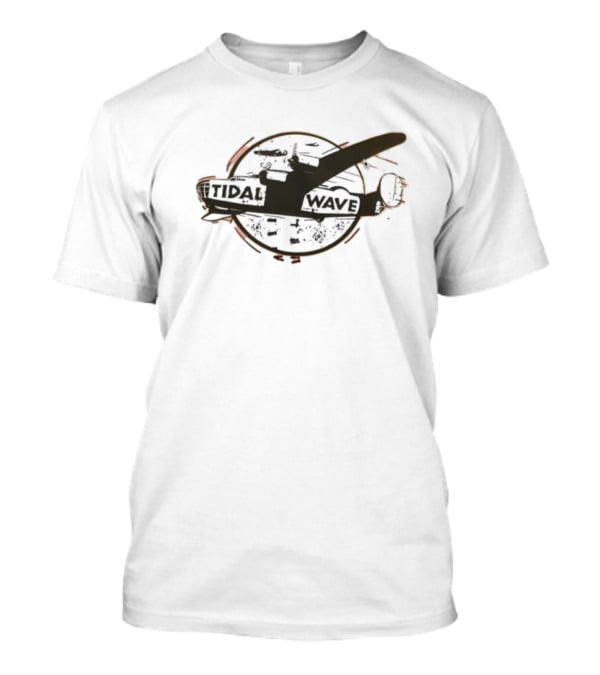 Tidal Wave Plane War Bomber Mission Emblem T-Shirt