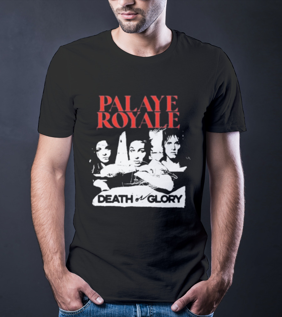 Palaye Royale Death Or Glory Band Member Portrait Trio T-Shirt