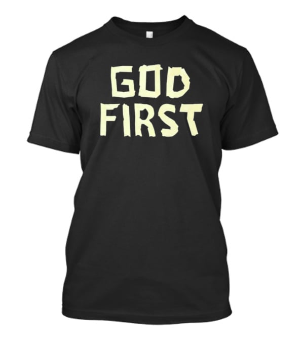 Ryan Clark God First Text T-Shirt