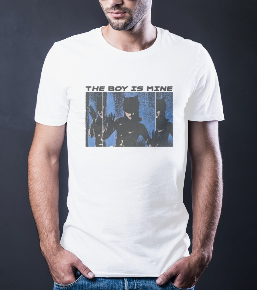 The Boy Is Mine Catwoman Reflection Trio T-Shirt