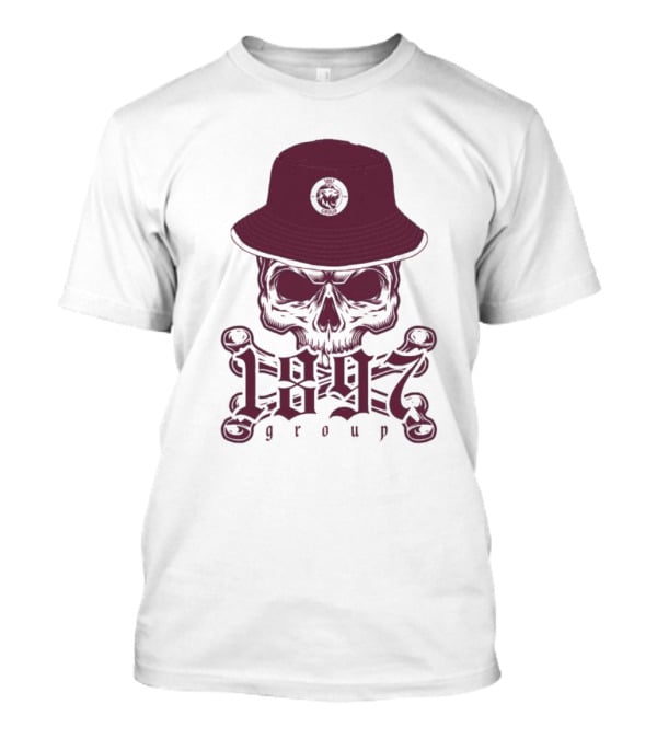 1897 Group Skull With Hat T-Shirt