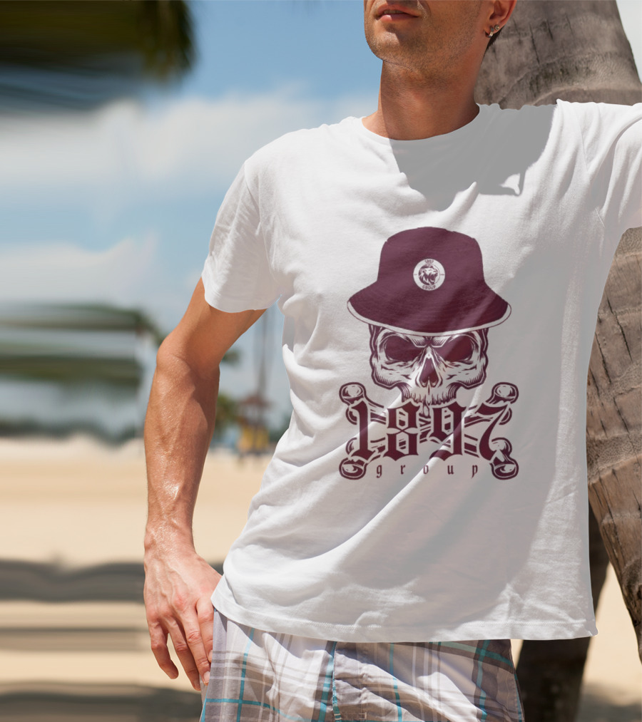 1897 Group Skull With Hat T-Shirt