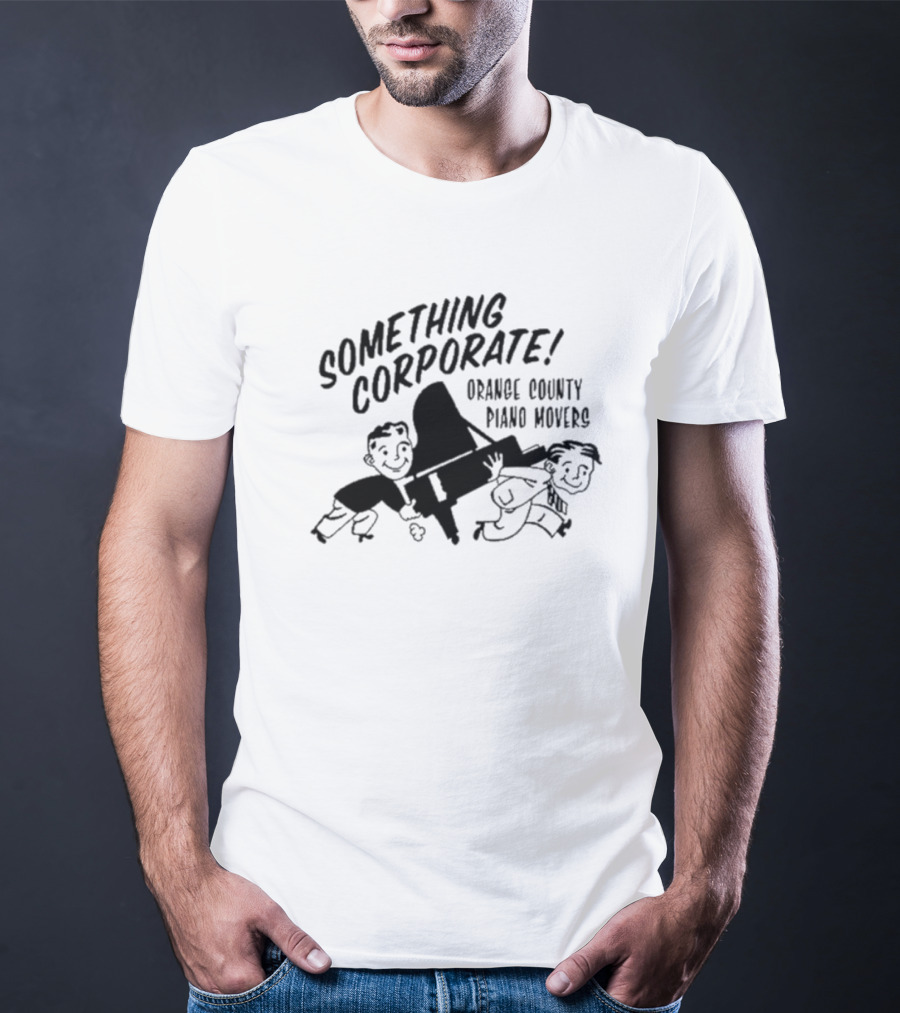 Something Corporate Orange County Piano Movers Andrew McMahon T-Shirt
