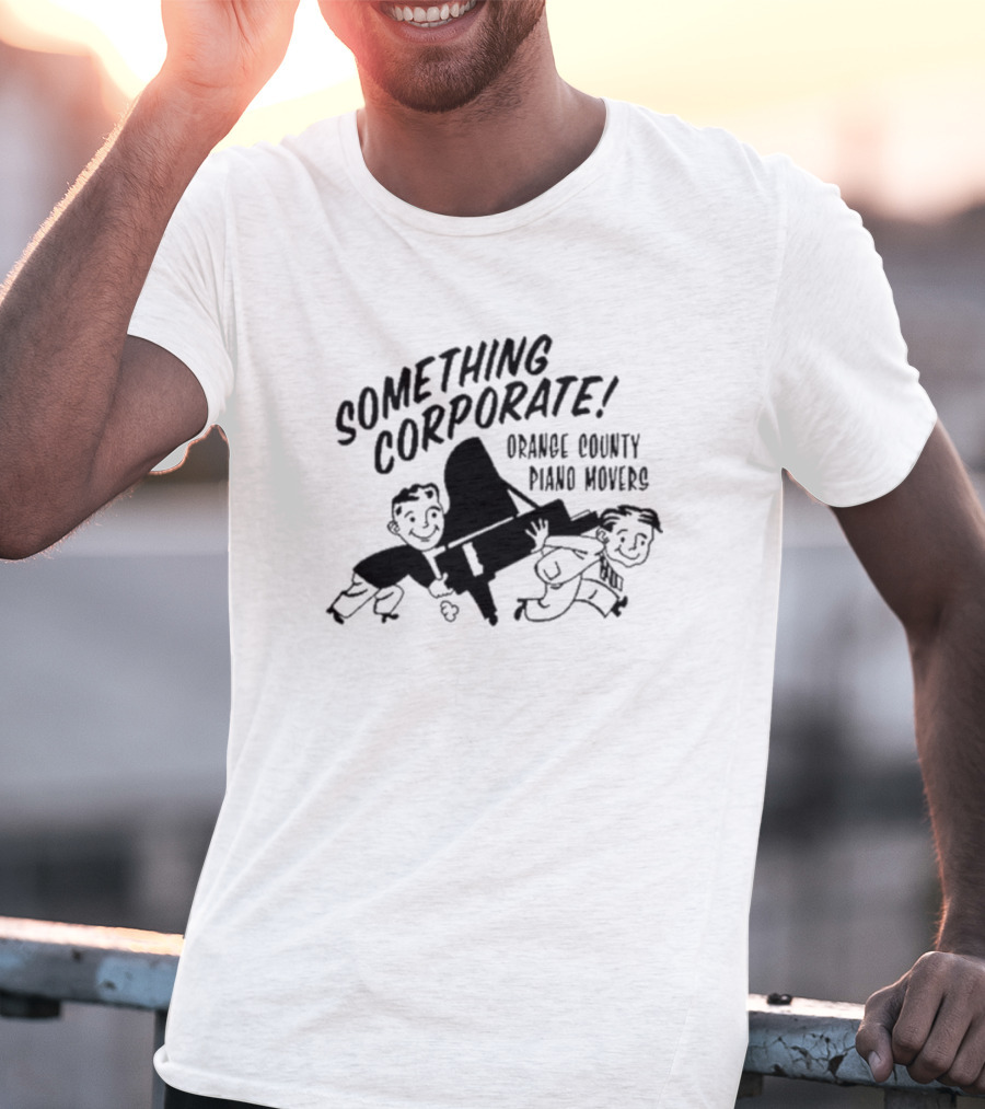 Something Corporate Orange County Piano Movers Andrew McMahon T-Shirt