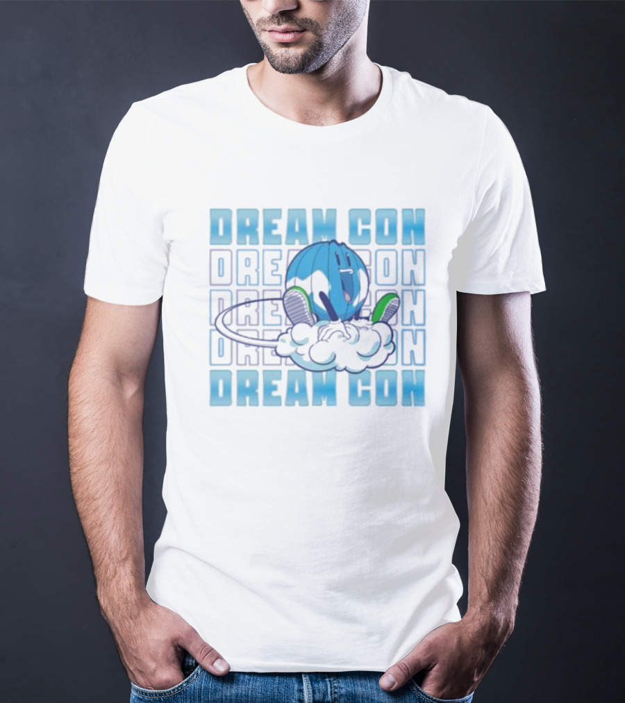 Dream Con Globoy Blue Planet And Sneakers T-Shirt