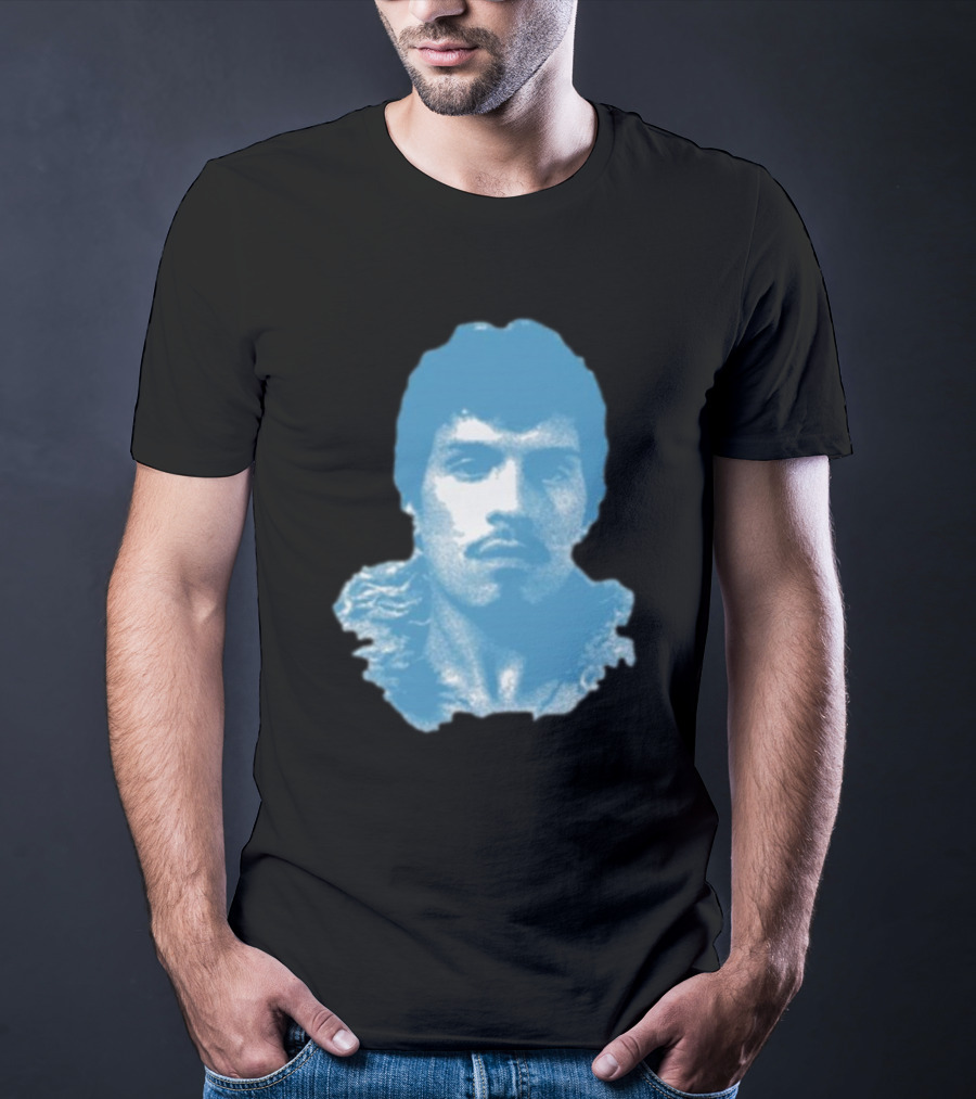Omar Apollo God Said No Jumbo Blue T-Shirt