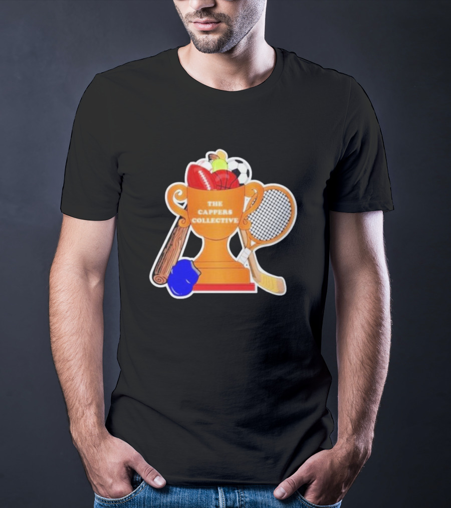 The Cappers Collective Trophy Sport Baseball Boxing Soccer Tennis Hockey Basketball T-Shirt