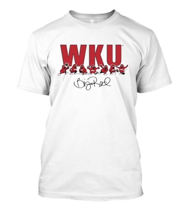 WKU Big Red Signature Football Characters T-Shirt