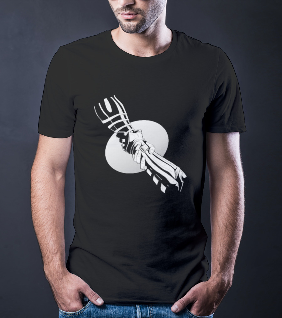 You’re Not Alone Holding Hands Black And White Version T-Shirt