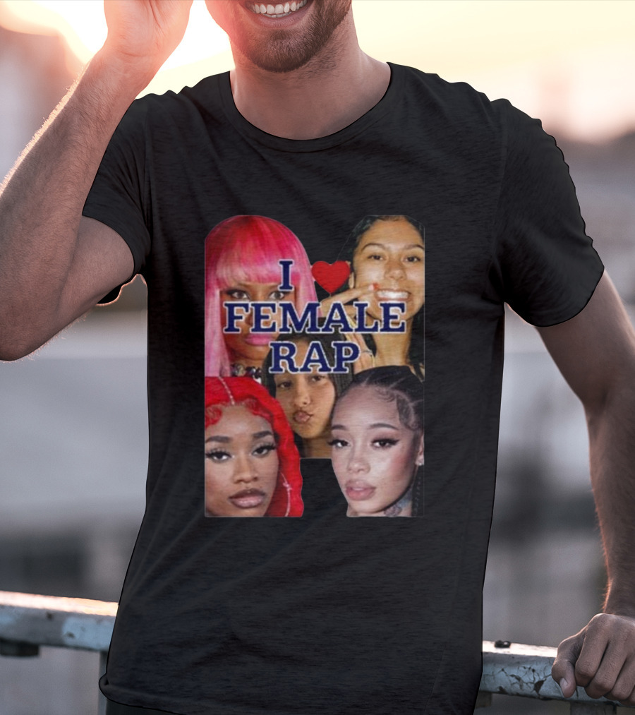 Nrth West Is My Spirit Animal I Love Female Rap Montage T-Shirt