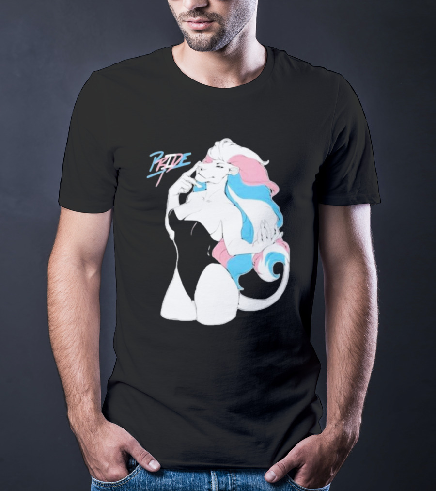 Pride Lioness Trans Flag Colors T-Shirt