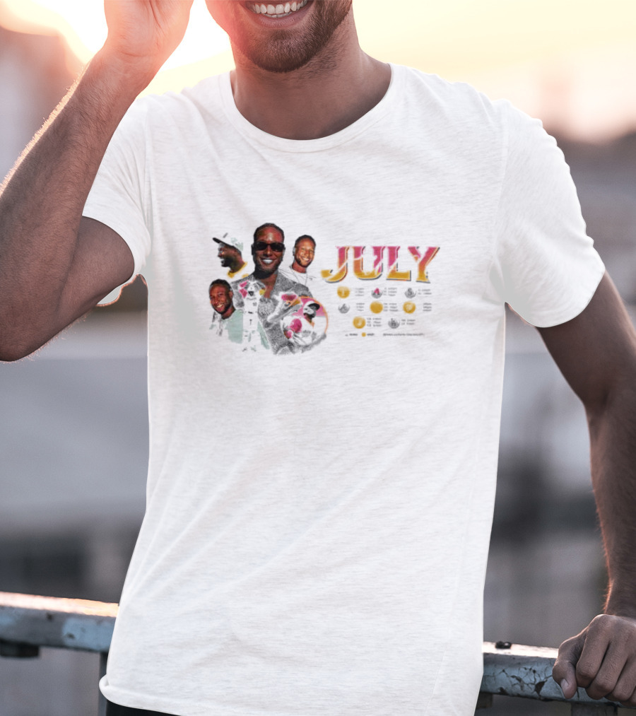 Jurickson Profar July Retro Vibe Baseball Personality T-Shirt