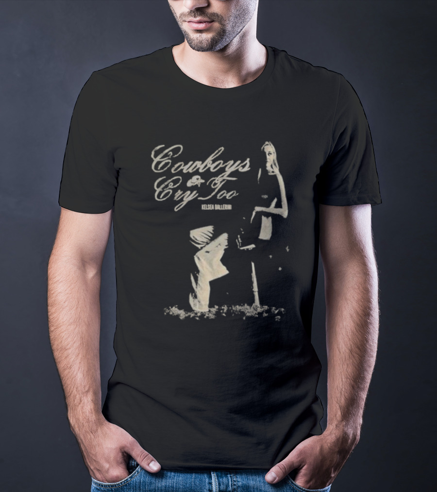 Cowboys Cry Too Kelsea Ballerini Face T-Shirt