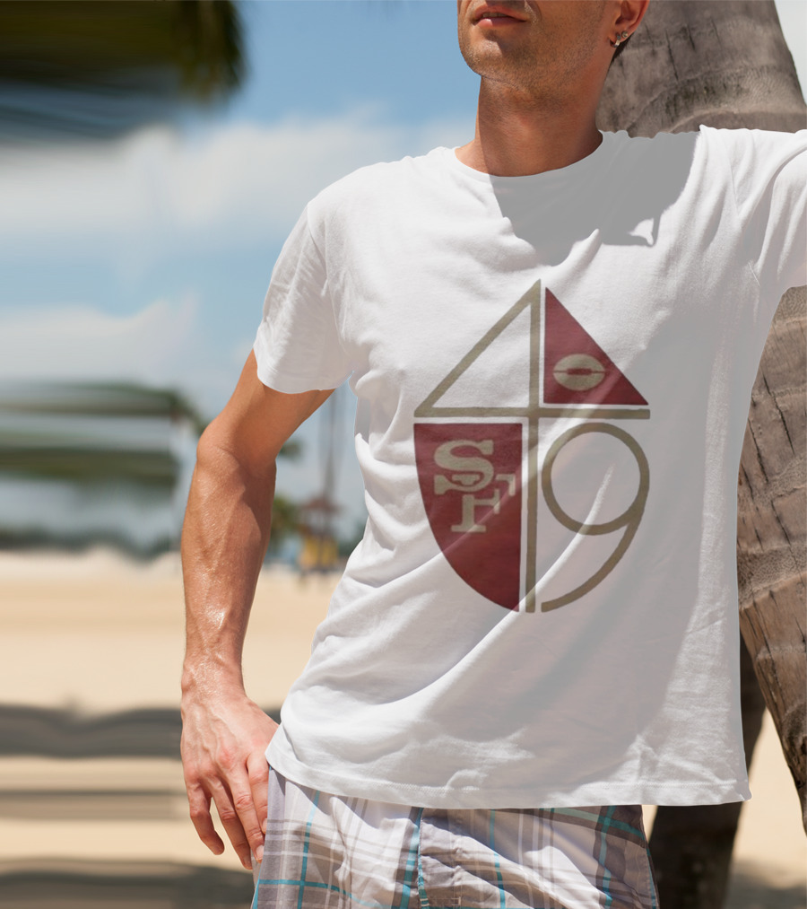 San Francisco 49ers Vintage 1965 SF 49 Iconic Emblem T-Shirt