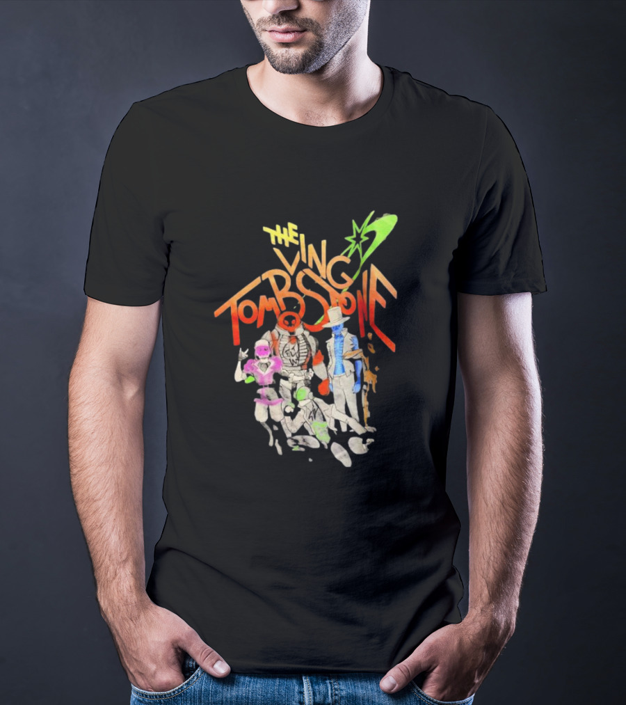 The Living Tombstone Characters And Logo With Colorful T-Shirt