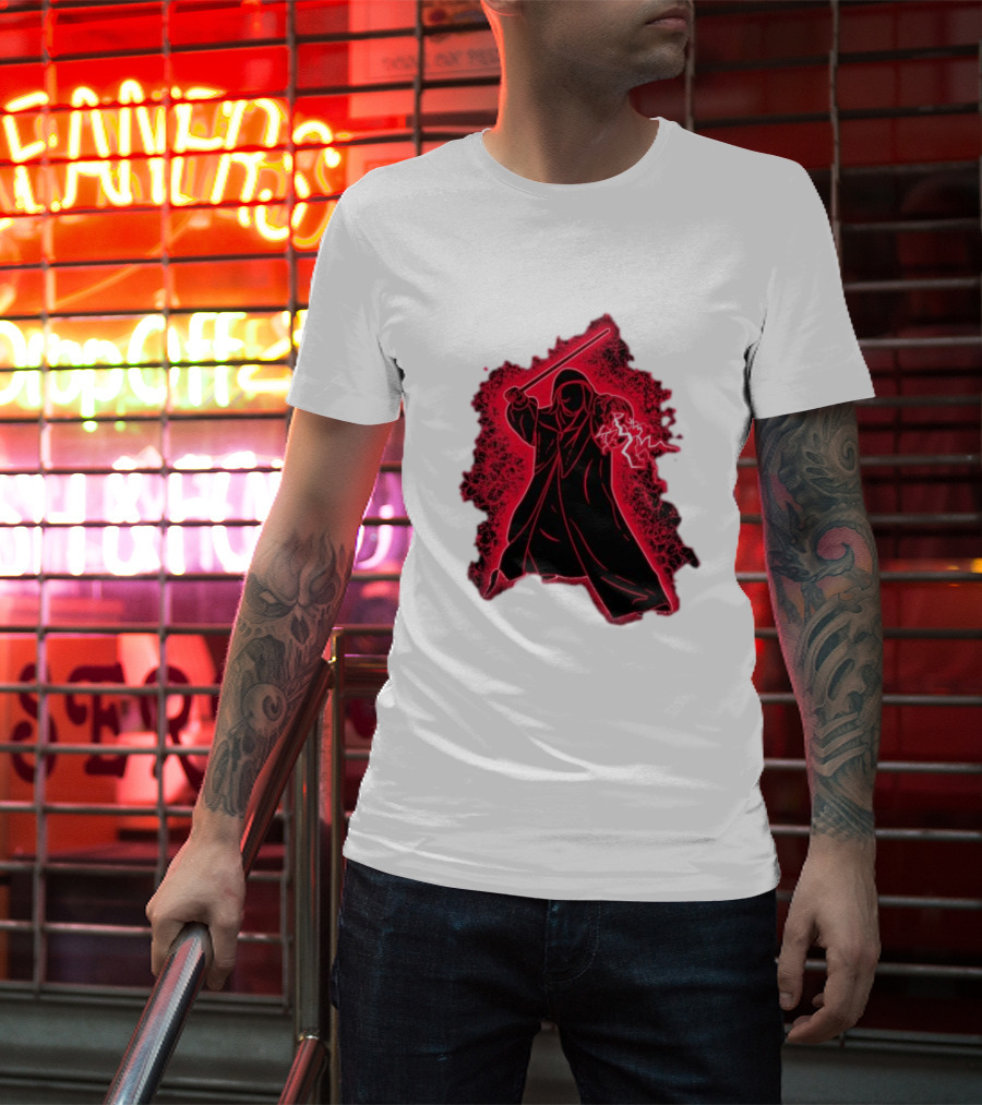 Lord Senator Thunder Dark Force Power Lightsaber Lightning T-Shirt