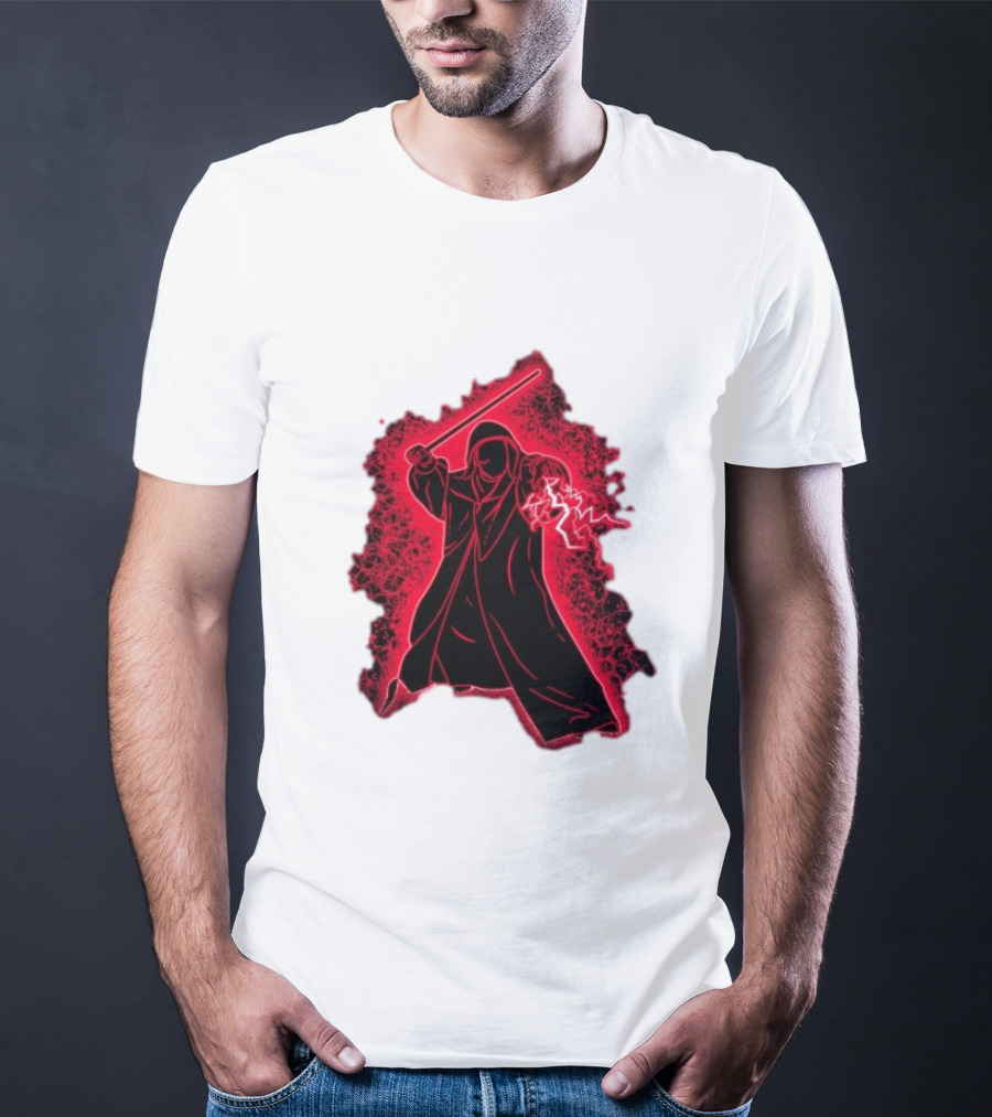 Lord Senator Thunder Dark Force Power Lightsaber Lightning T-Shirt