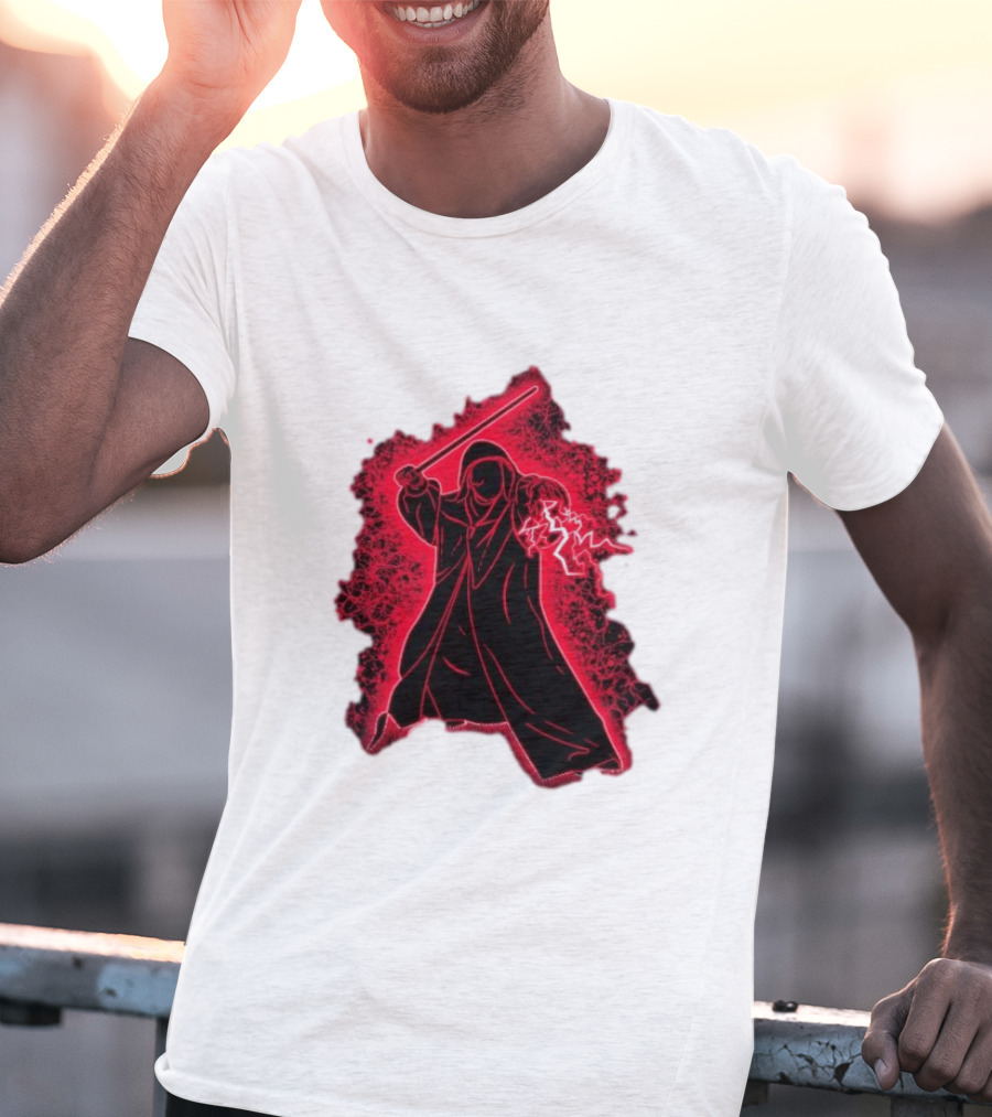 Lord Senator Thunder Dark Force Power Lightsaber Lightning T-Shirt