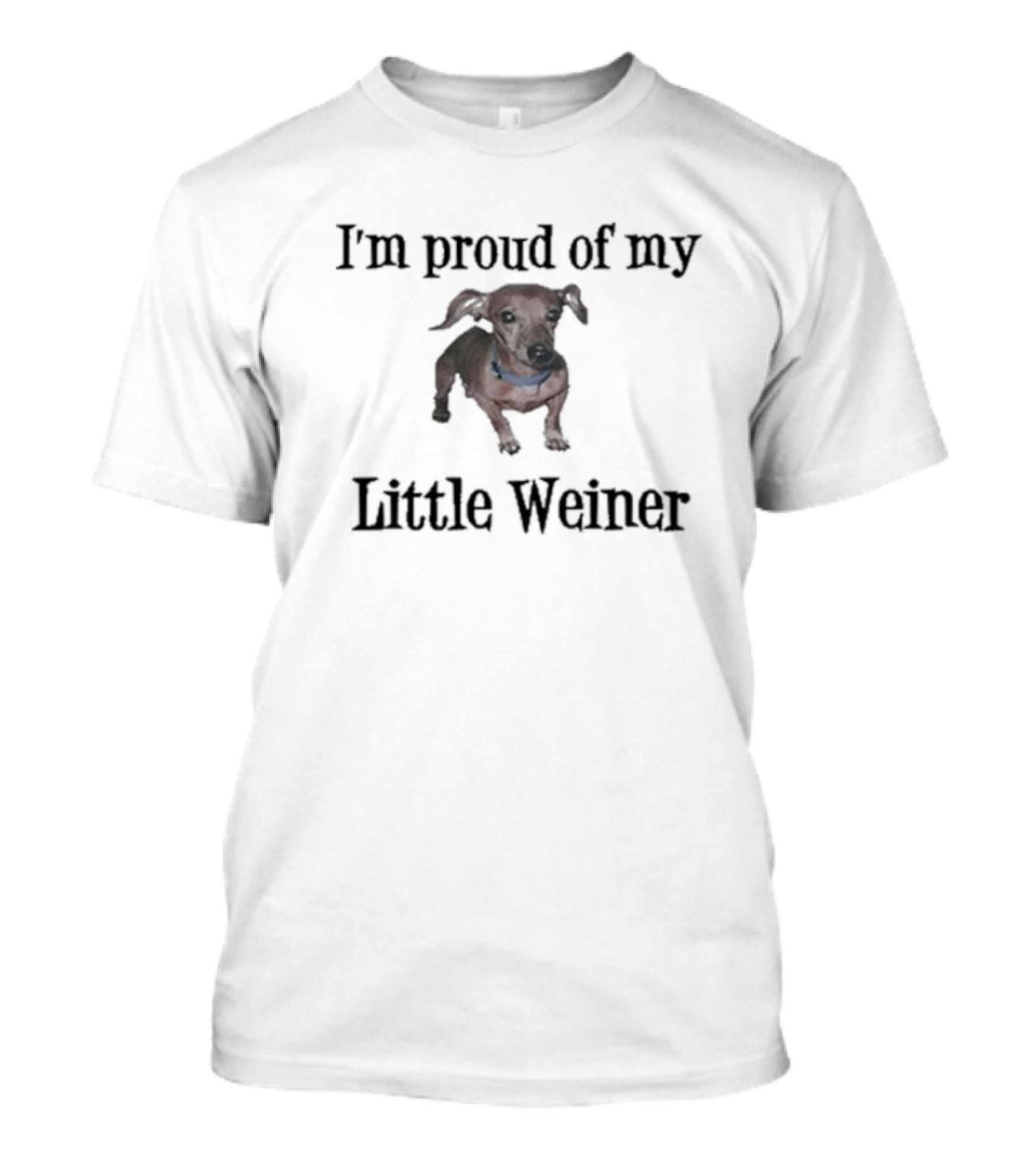 I'm Proud Of My Little Weiner Nicole Nation Dachshund T-Shirt