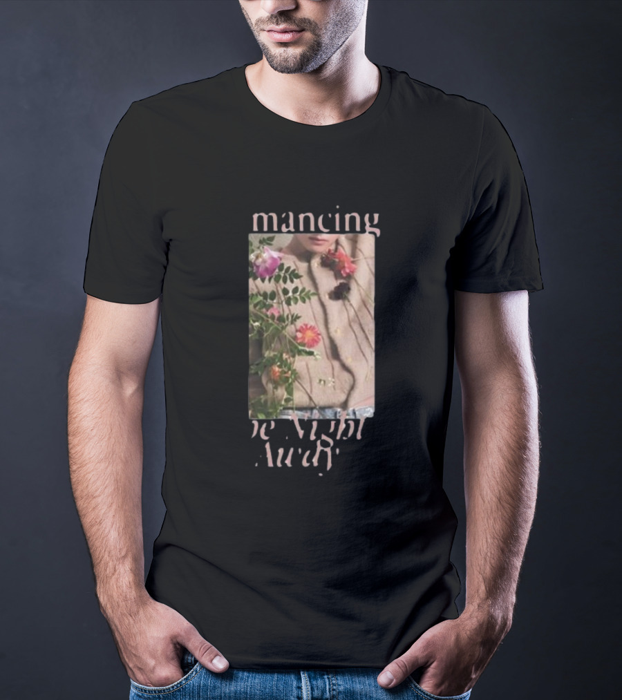 Romancing The Night Away Floral Slow Dancing T-Shirt