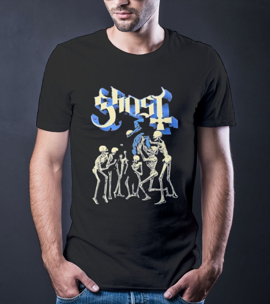 Ghost Band Skeletons Ritual Scene T-Shirt