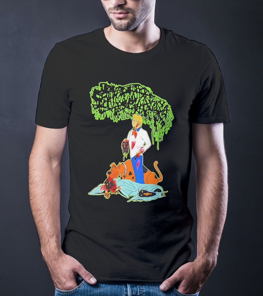 Sanguisugabogg Scooby Doo Fred Jones Horror Mashup T-Shirt