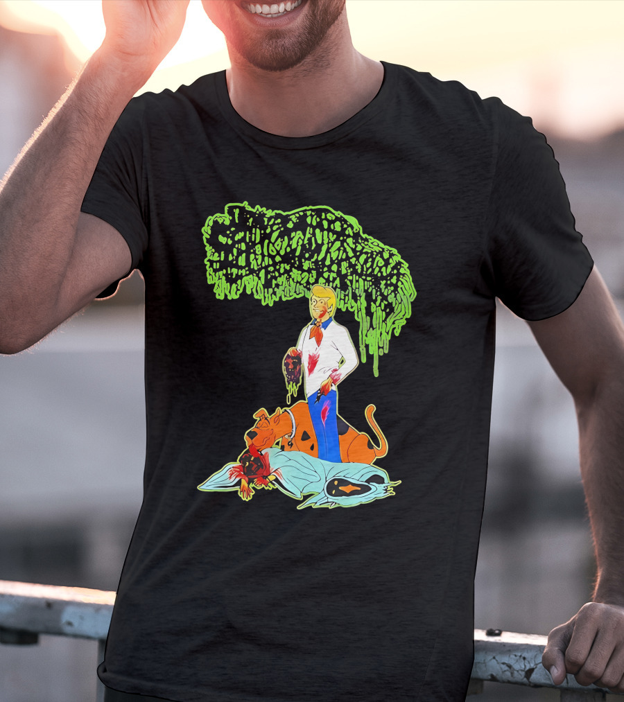 Sanguisugabogg Scooby Doo Fred Jones Horror Mashup T-Shirt