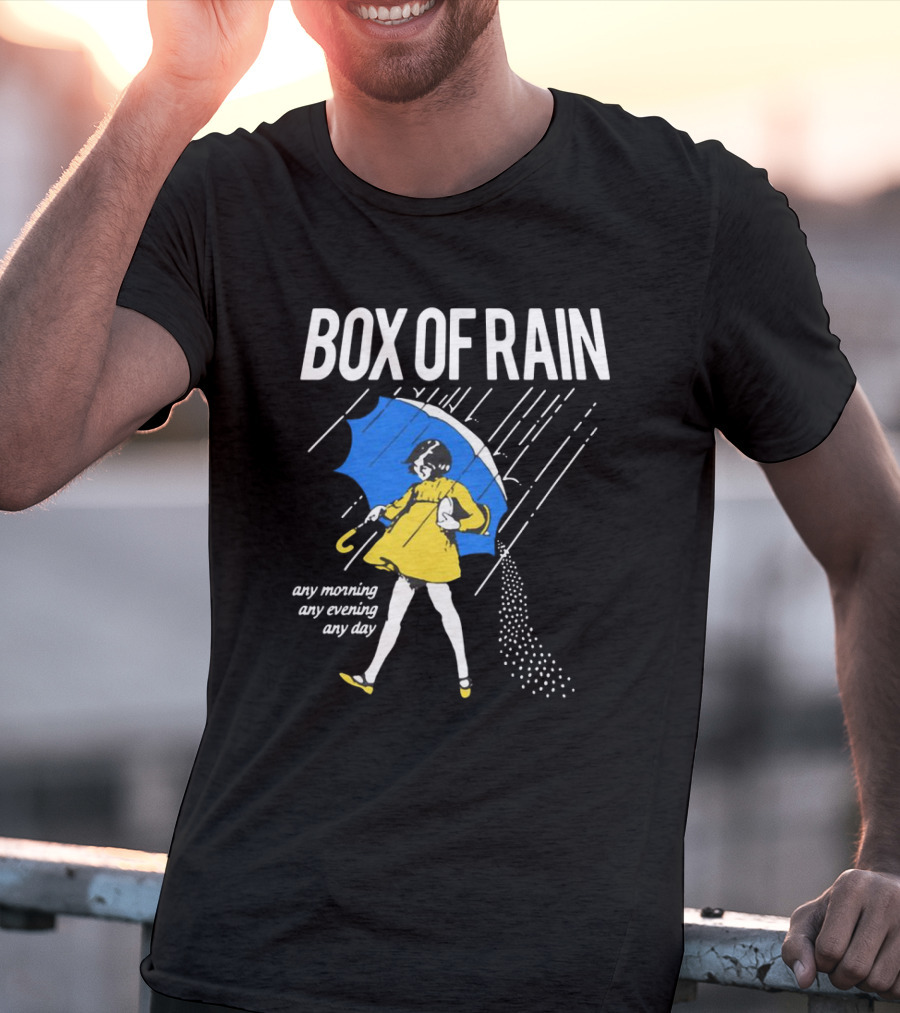 Box Of Rain Any Morning Any Evening Any Day T-Shirt