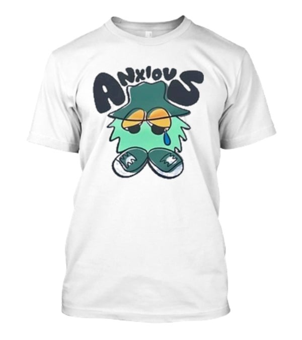 Anxious Tearful Character With Sunglasses And Hat T-Shirt