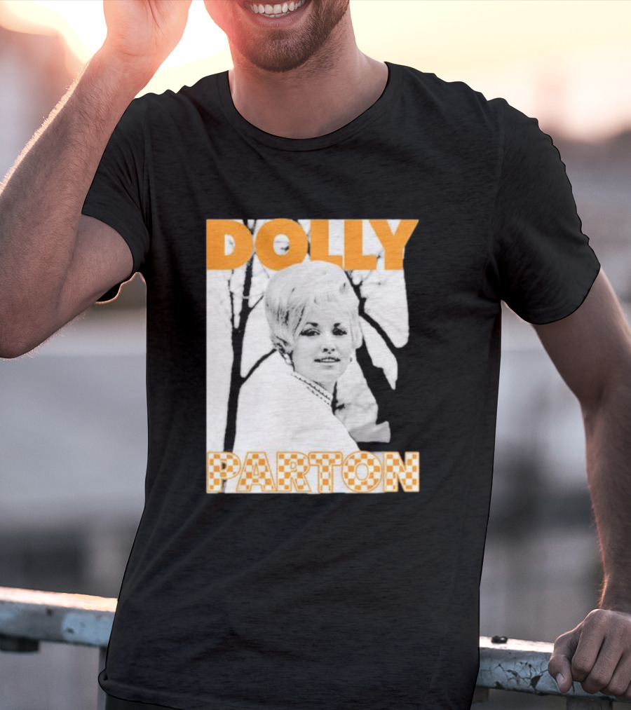 Dolly Parton Retro Black And White Tennessee T-Shirt