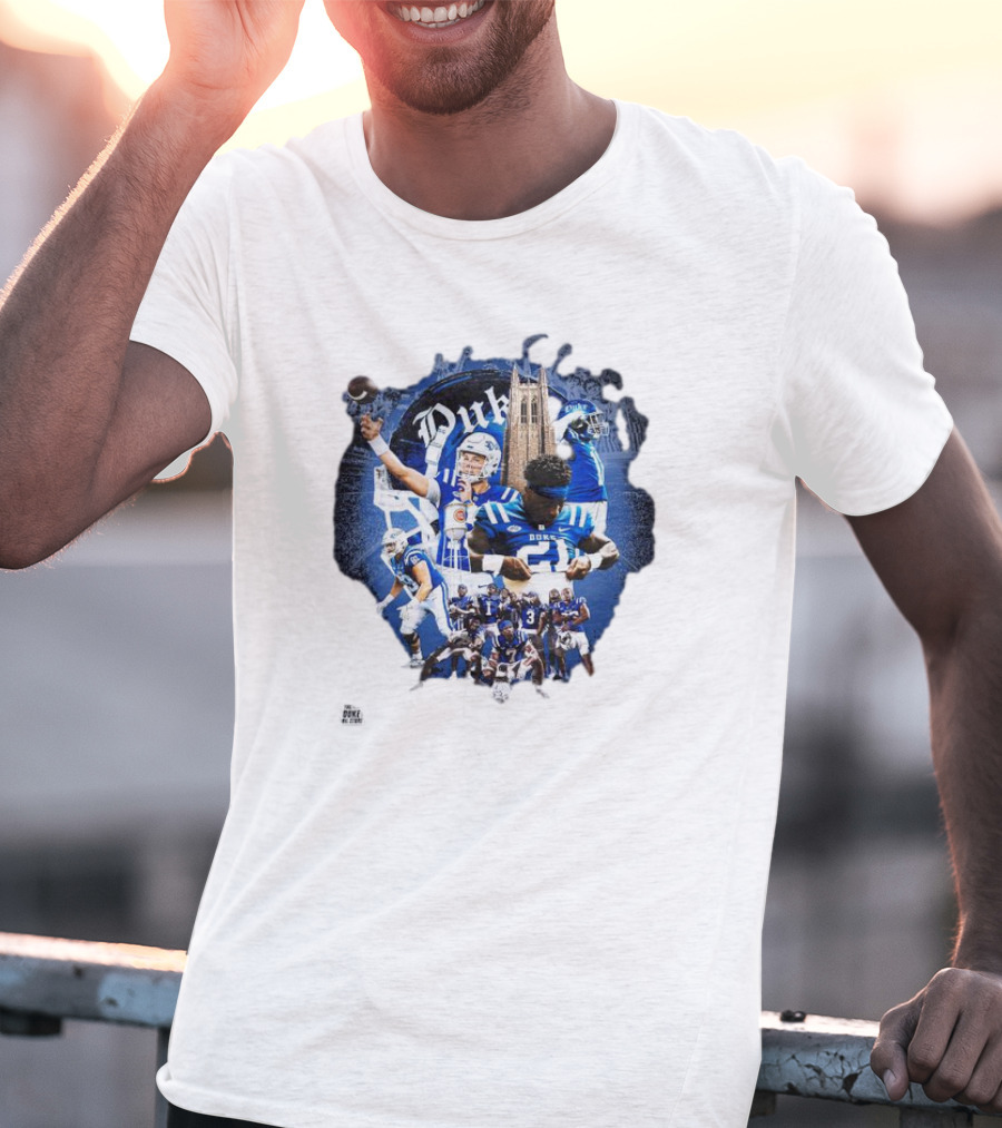 Duke Football Team Celebration Images Tower T-Shirt